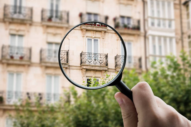 istock Focusing on a residential building facade 2198873928