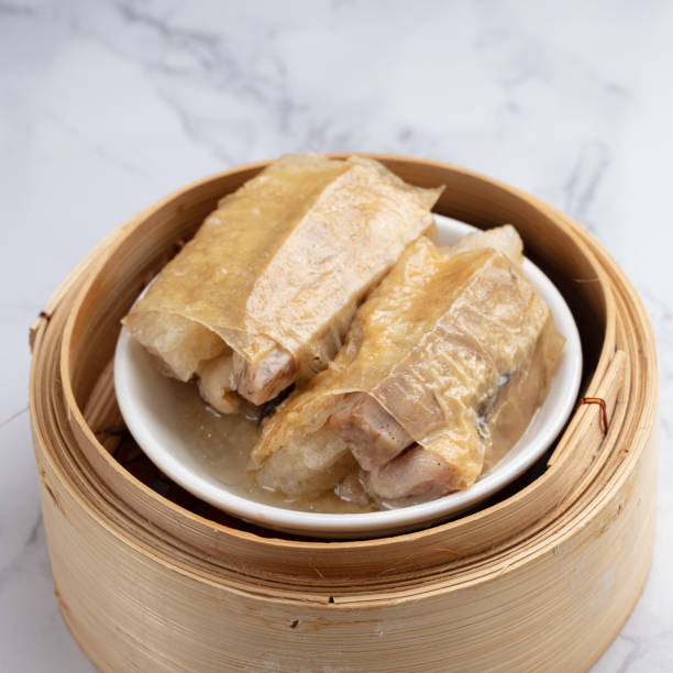 istock Hong Kong Style Steamed Chicken Roll 2198874848