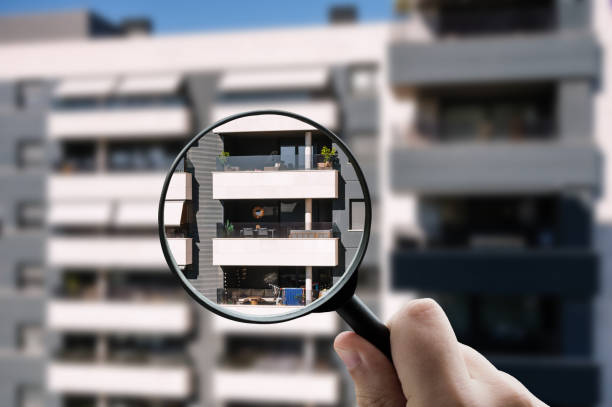 istock Focusing on a modern apartment building facade 2198877872