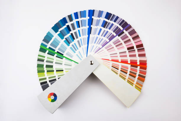 istock Catalog of flower samples on a white background. Color Palette Guide. 2198891037