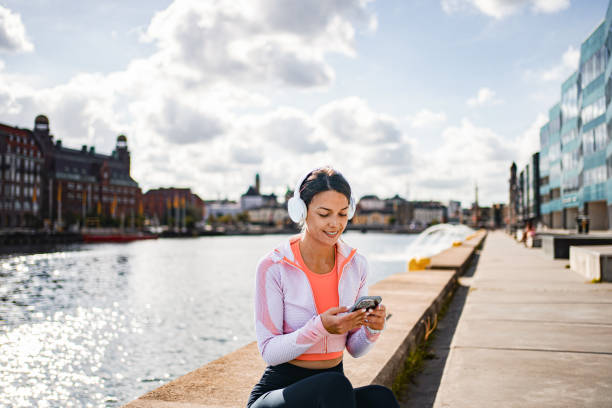 istock Young Adult Enjoying Music by Malmo Waterfront 2198897006