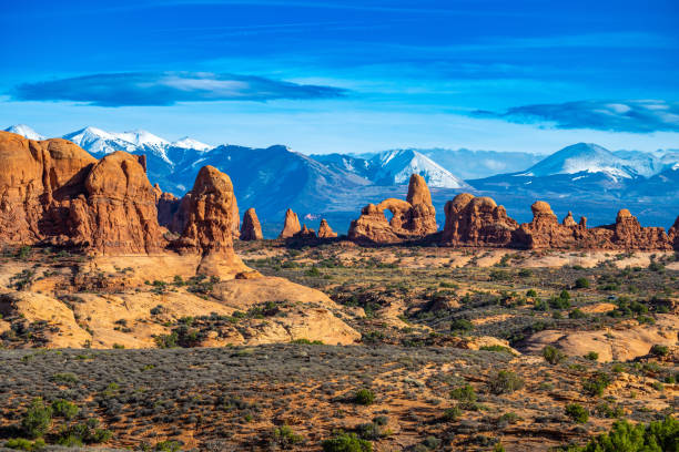 istock Arches National Park Scenic View Utah Mountains 2198898758