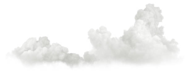 istock Realistic white smoke cloud isolated on transparent background 3D rendering 2198903355