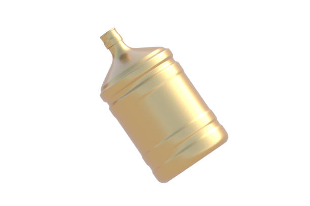 Multicolored energy drinks and fruit juices in opened bottles, high angle view. White background.