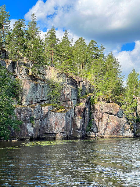 istock Rocky coast in Karelia, Russia 2198911774