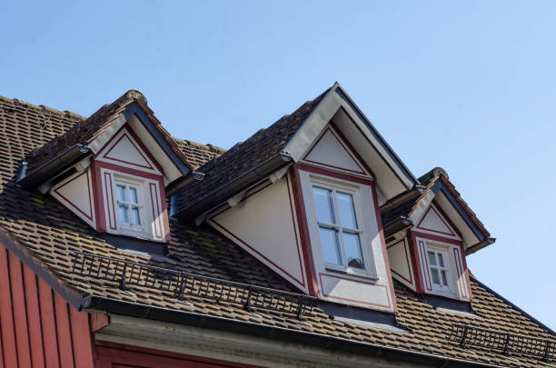 istock The building's grey tiled gable with dormer windows does not require an intellectual property release 2198912751