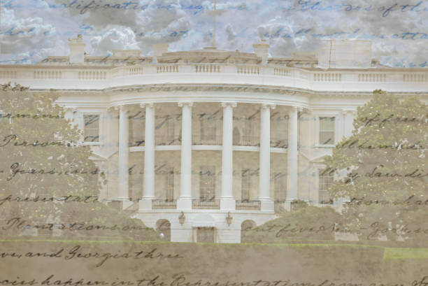 istock US Constitution and capitol dome with American flag 2198915544