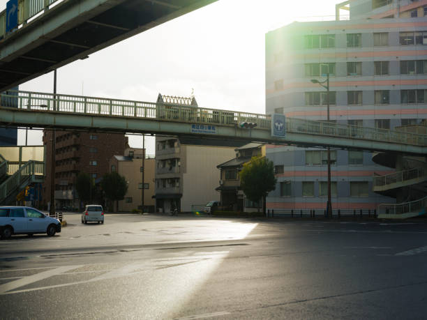 Kyoto architecture outside old town, slow travel and  exploration of Japan