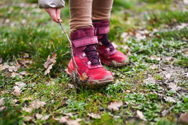 child shoes close up.