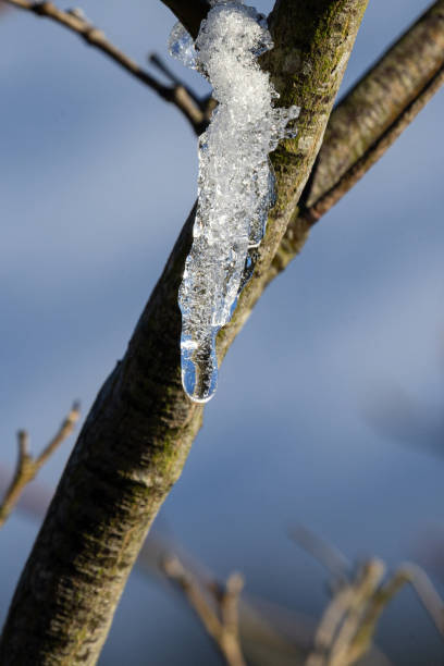 Eiskalter und sonniger Wintertag bringt tolle Formen hervor