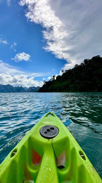 istock Longtail boat ride on Cheo Lan Lake 2198925088