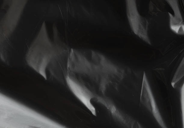 istock Closeup plastic vinyl torn wrap textures. Vector illustration show various crinkled, wrinkled, and transparent plastic wraps with different tear patterns. Ideal for design overlays and shadow effect. 2198926416