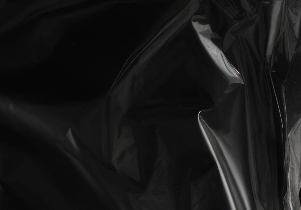 istock Closeup plastic vinyl torn wrap textures. Vector illustration show various crinkled, wrinkled, and transparent plastic wraps with different tear patterns. Ideal for design overlays and shadow effect. 2198928172