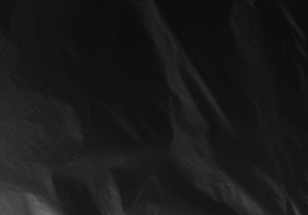 istock Closeup plastic vinyl torn wrap textures. Vector illustration show various crinkled, wrinkled, and transparent plastic wraps with different tear patterns. Black gray design overlays and shadow effect. 2198928836
