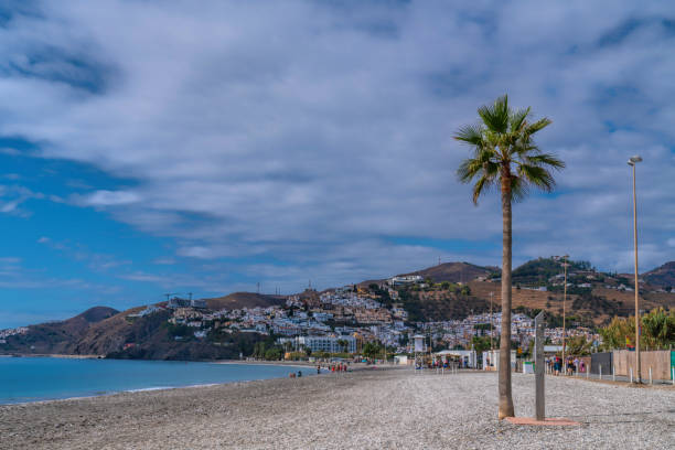 istock Nerja beach Chucho Playa Costa del Sol Spain and palm tree 2198938568