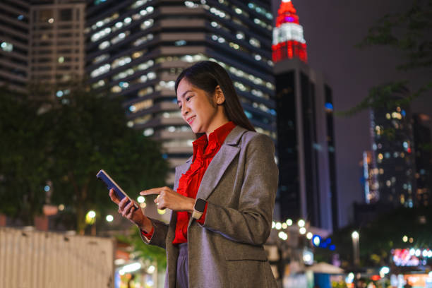 istock Under the Neon Sky: A City Life Snapshot 2198941200