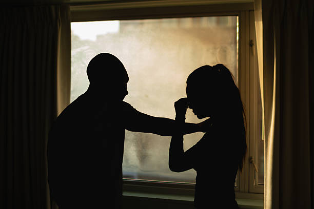 istock Man comforting a woman helping, showing support friendship. 2198949976