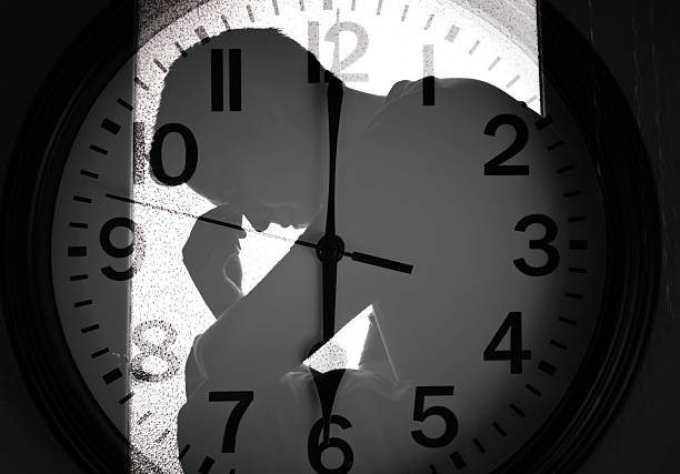istock Man suffering from insomnia bad sleep waking up tired fatigued. 2198950164