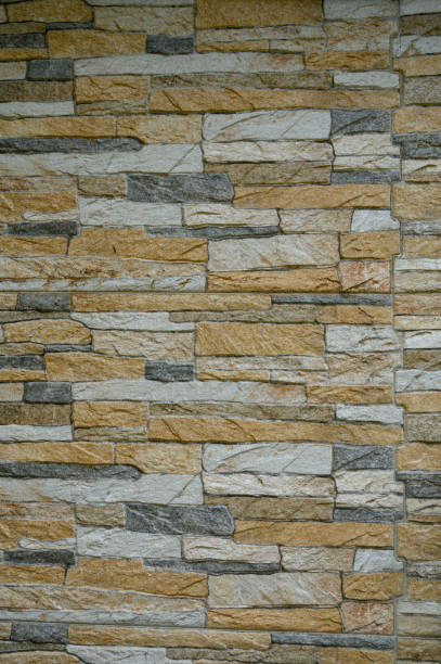 istock Natural stone wall texture creating a warm and inviting atmosphere in indoor spaces 2198950804