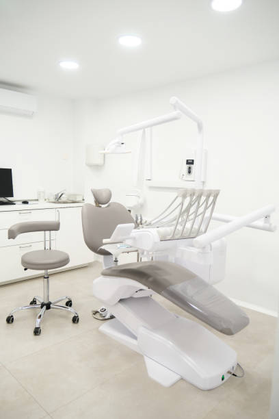 istock Dentist's office with modern equipment ready for patient examination 2198962376