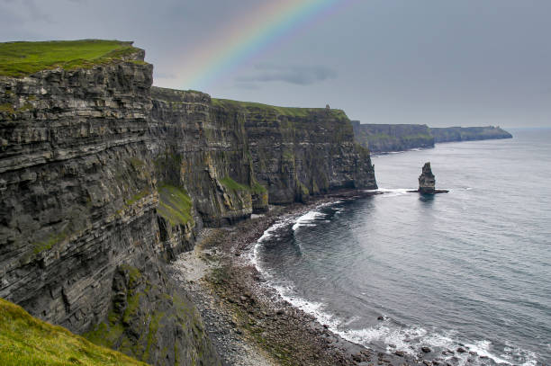 istock Scenic Rainbow Over the Cliffs of Moher in Ireland 2198966688