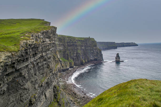 istock Scenic Rainbow Over the Cliffs of Moher in Ireland 2198967085