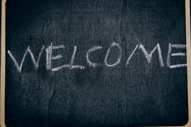 istock the inscription welcome on the blackboard 2198970297