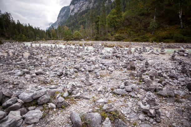 istock Landscape of Isar river origin, Scharnitz, Austria 2198974661