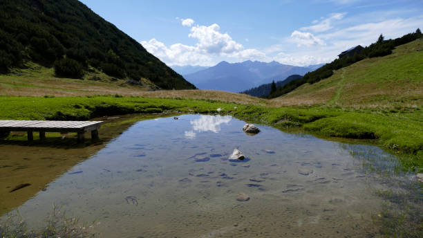 istock Karwendel mountains on Karwendel Hohenweg, Austria 2198975474