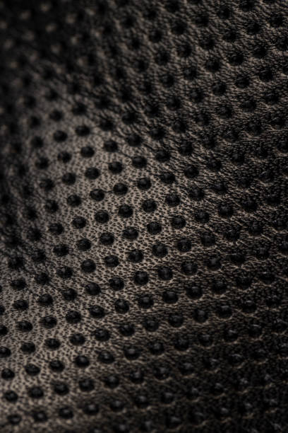 istock treated leather with perforation to give a beautiful appearance 2198975869