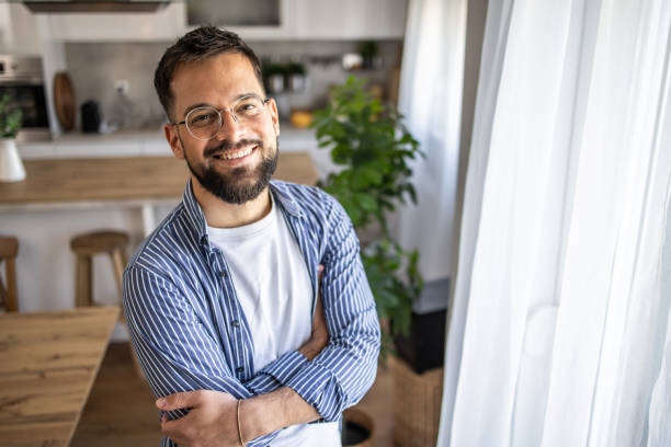 istock Portrait of a young man at home 2198988714