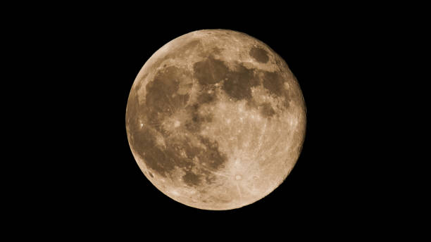 istock Beautiful Supermoon Hunter's moon 2198996020