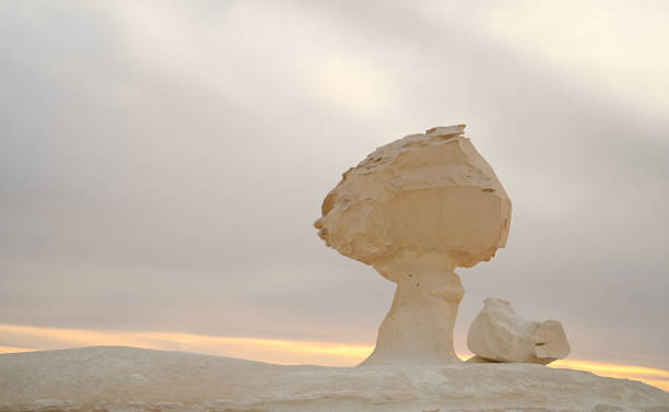 Mushroom rock, White Desert National Park, Egypt