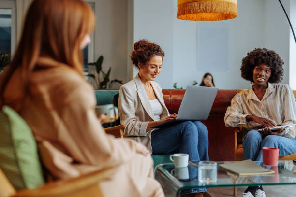 istock Businesswomen having an interview with an intern 2199008562