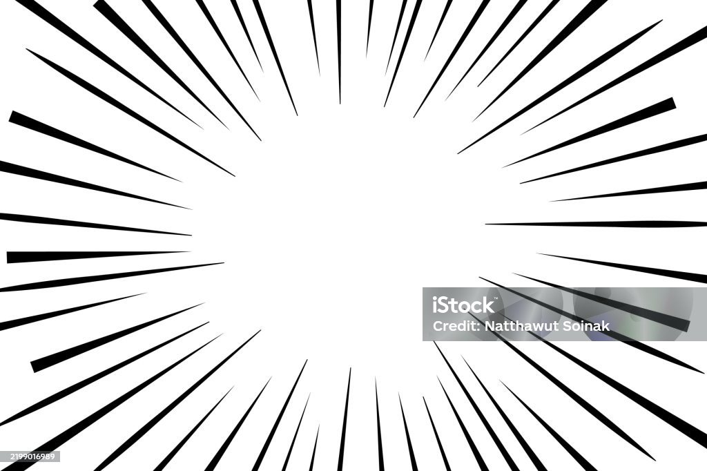 Line Explode Animation Anime Cartoon Line Explosion Radial Explosion In Anime Comic Style ...