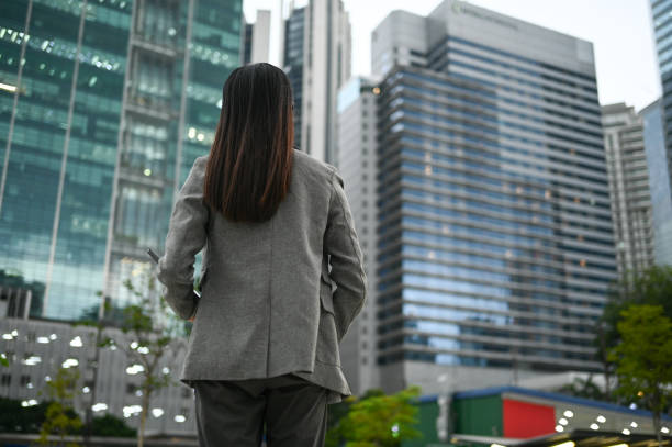 istock Sky’s the Limit: A Businesswoman’s Aspirations 2199026333