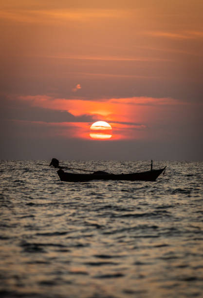 istock Sunset landscape with Andaman sea view. 2199027756