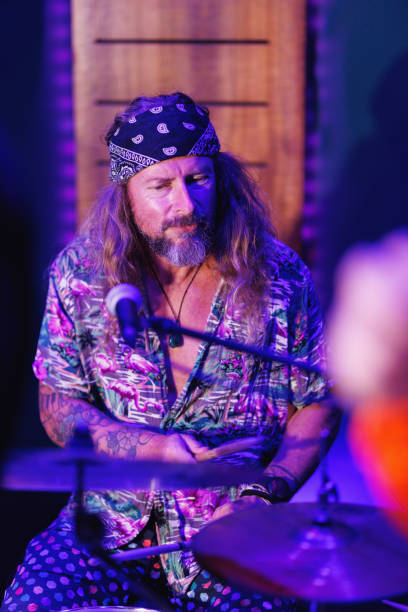 istock Drummer playing the drums in rehearsal studio 2199031900