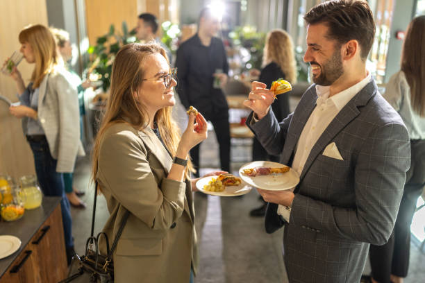 istock Diverse businesspeople during break on seminar 2199037007