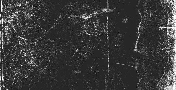 illustrations, cliparts, dessins animés et icônes de grunge noir et blanc. - éraflure