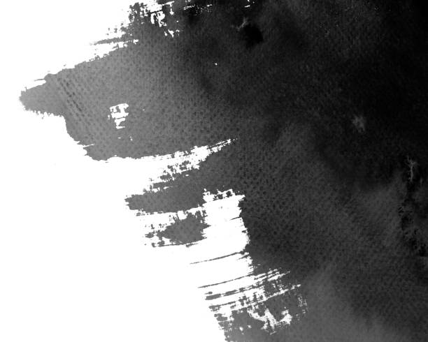 istock watercolor painting template wave abstract black and white hand drawn texture. isolated background. asian japan style. 2199052033