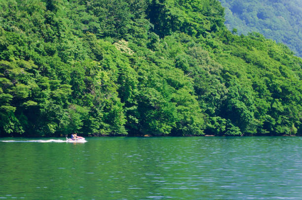 istock Jet Skiing at Lake Towada. Aomori, Japan 2199052134