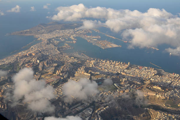istock Aerial view from Las Palmas of Gran Canaria 2199052421