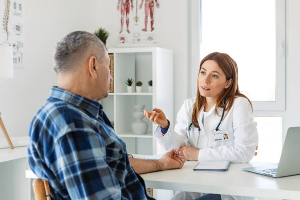 istock Doctor With with Senior Patient 2199066145