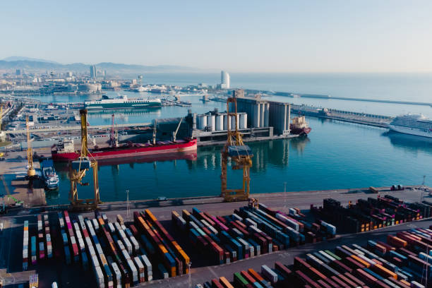 istock Port of Barcelona 2199074303