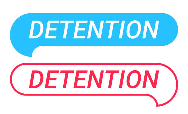 Detention Banner 60+ Border Detention Center Stock Illustrations, Royalty-Free Vector ...