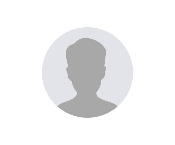 istock Silhouette head, avatar face, male person icon. User member, People icon in flat style. Circle button with avatar photo silhouette vector design and illustration. 2199093206