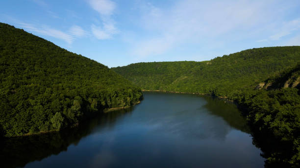 istock bay hills view from above mountains river 2199097919