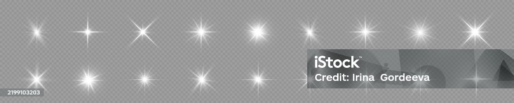 Stars bright white. Glow light effect. Transparent light effect sparkl, lens flare, explosion, glitter, sun flash, sparks and stars. Sunlight, abstract special effect. Glittering stock vector Stars bright white. Glow light effect. Transparent light effect sparkl, lens flare, explosion, glitter, sun flash, sparks and stars. Sunlight, abstract special effect. Glittering stock vector