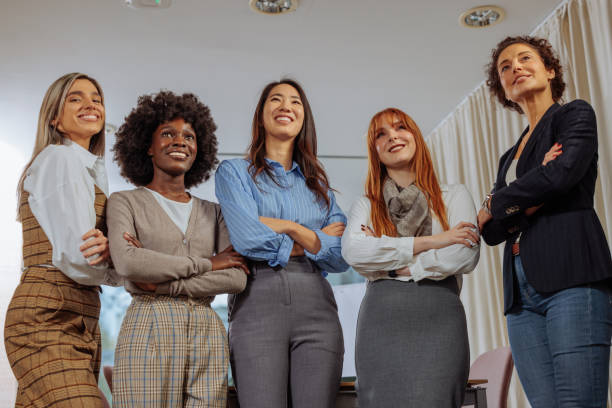 istock Businesswomen posing inside of an office 2199106487